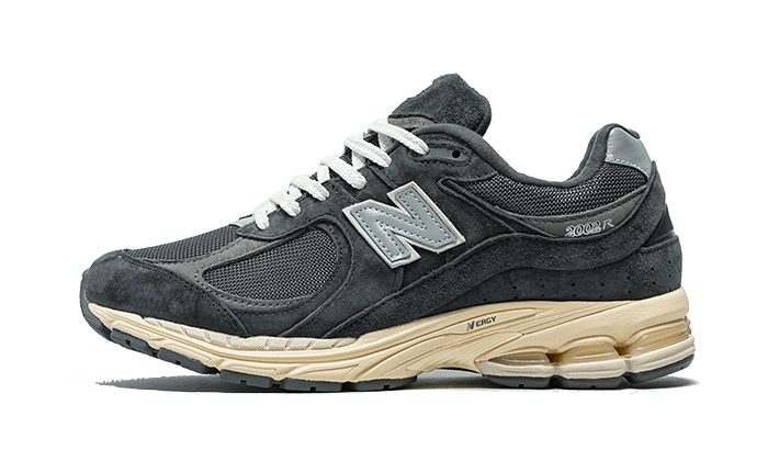 New Balance 2002R Black Dark Grey Addict Sneakers