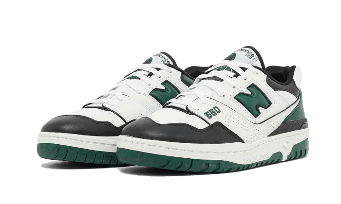 New Balance 550 White Green Black | Addict Sneakers