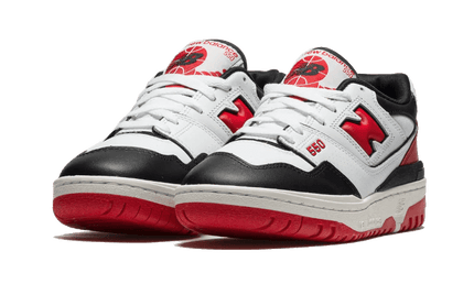 New Balance 550 White Red Black | Addict Sneakers
