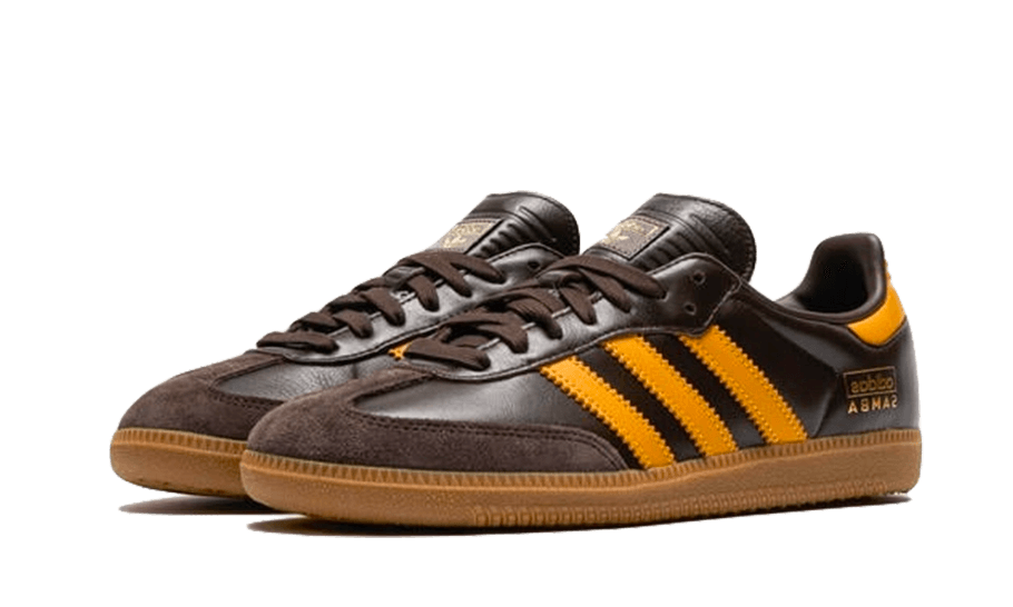 Adidas Samba OG Dark Brown Yellow | Addict Sneakers Adidas Samba OG Dark Brown Yellow | Addict Sneakers