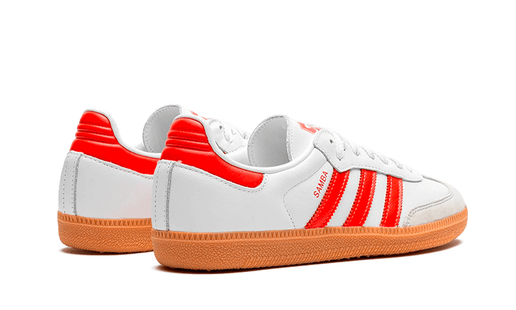 Adidas Samba OG Weiß Solar Red Gum