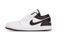 Air Jordan 1 Low WeiB Schwarz Suchtige Turnschuhe Addict Sneakers