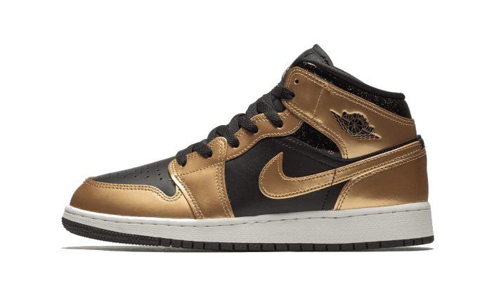Air Jordan Mid Metallic Gold Addict Sneakers - Main Image