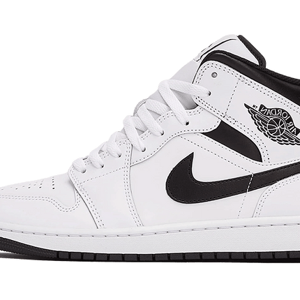 Air Jordan 1 Mid WeiB Schwarz Suchtige Turnschuhe Addict Sneakers