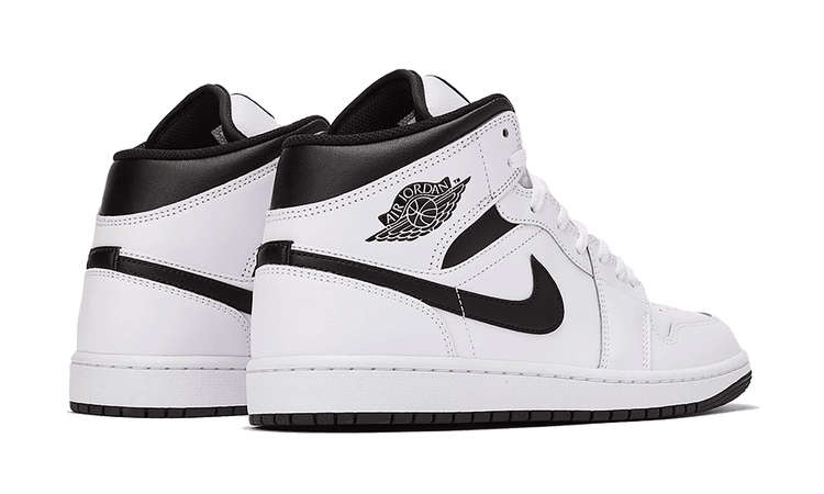 Air Jordan 1 Mid White Black