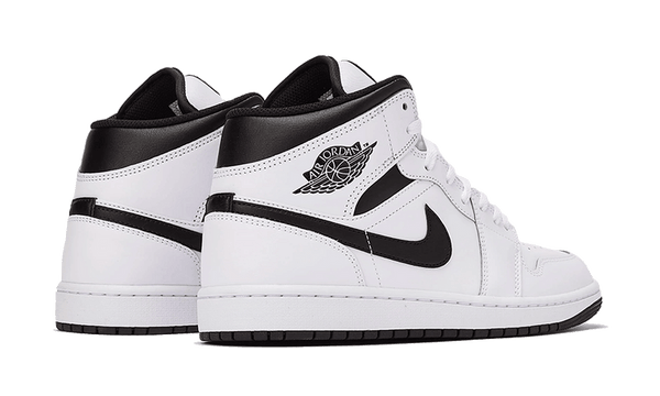 Air Jordan Mid White Black Addict Sneakers - Main Image