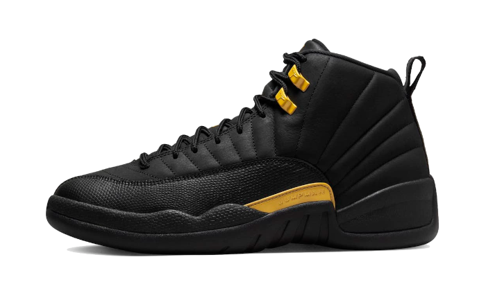 Air Jordan 12 Retro Schwarz Taxi Suchtige Turnschuhe Addict Sneakers