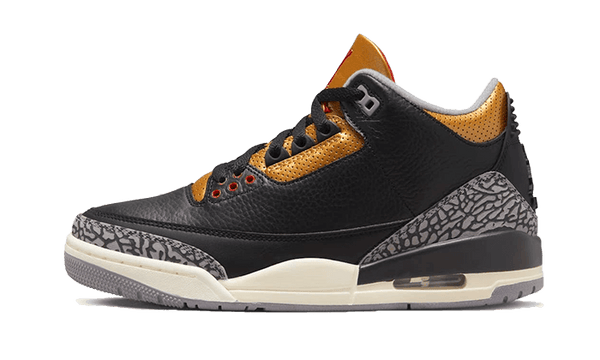Air Jordan 3 Retro Black Cement Gold | Addict Sneakers