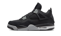 Air Jordan 4 Schwarz Canvas Suchtige Turnschuhe Addict Sneakers