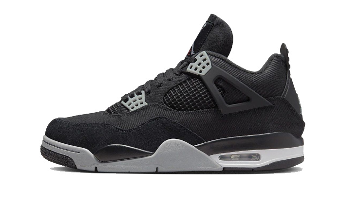 Air Jordan 4 Black Canvas | Addict Sneakers