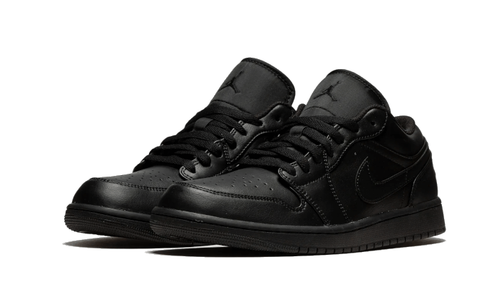 Triple top black jordans