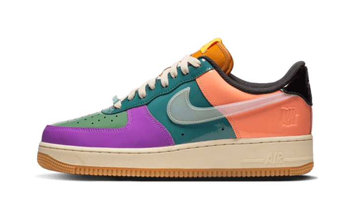 Nike Air Force 1 Low Sp Undefeated Multi Patent Celestine Blue Suchtige Turnschuhe Addict Sneakers