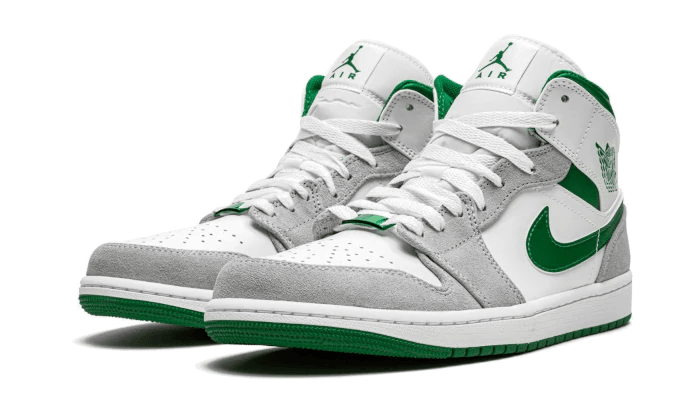 Air Jordan 1 Mid Grey Green - DC7248-103 | Addict Sneakers