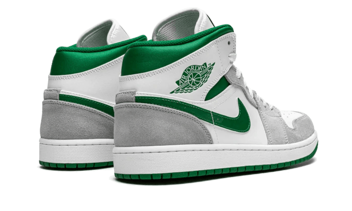 Air Jordan 1 Mid Grey Green - DC7248-103 | Addict Sneakers