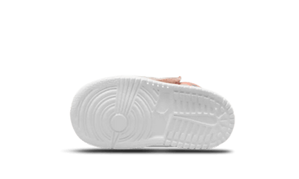 Air Jordan 1 Mid Se Orange Wildleder Baby Td Suchtige Turnschuhe Addict Sneakers