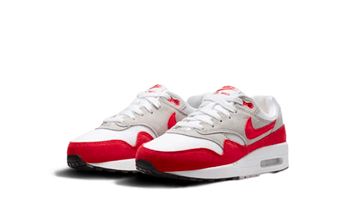 Nike Air Max 1 White University Red Enfant Ps