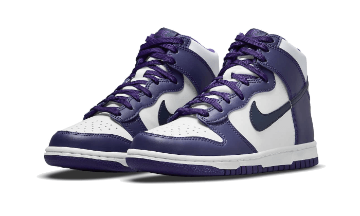 Nike Dunk High Electro Purple Midnight Navy | Addict Sneakers