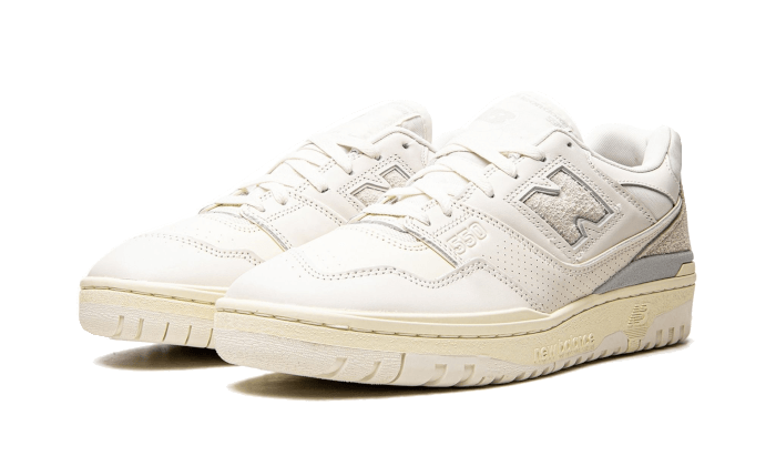 New Balance 550 Aime Leon Dore White Leather Addict Sneakers