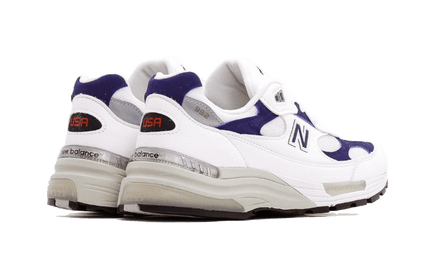 New Balance 992 White Navy | Addict Sneakers