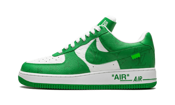 Nike Air Force 1 Low Louis Vuitton White Green Addict Sneakers