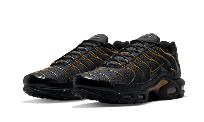 Air max plus tn black and gold cheap