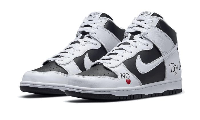 Nike Sb Dunk High Supreme By Any Means Black