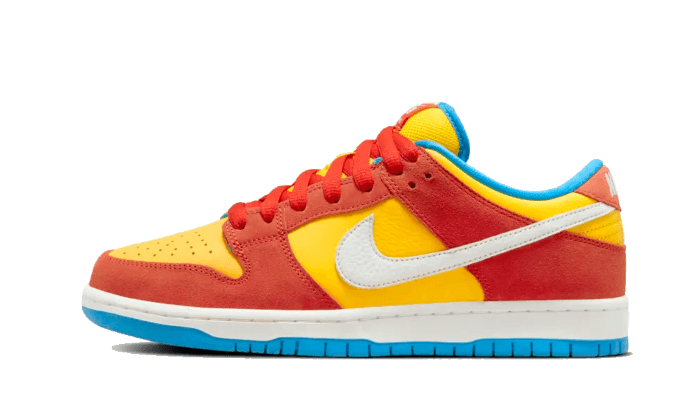 Nike Sb Dunk Low Pro Habanero Red Bart Simpson | Addict Sneakers