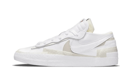 Nike Blazer Low Sacai White Patent | Addict Sneakers