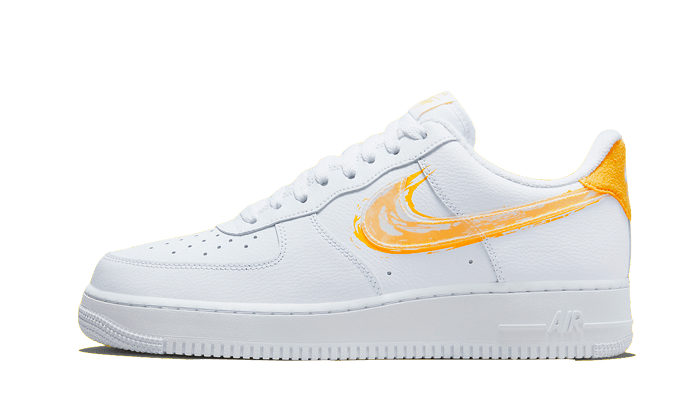 Air force 1 yellow swoosh sales