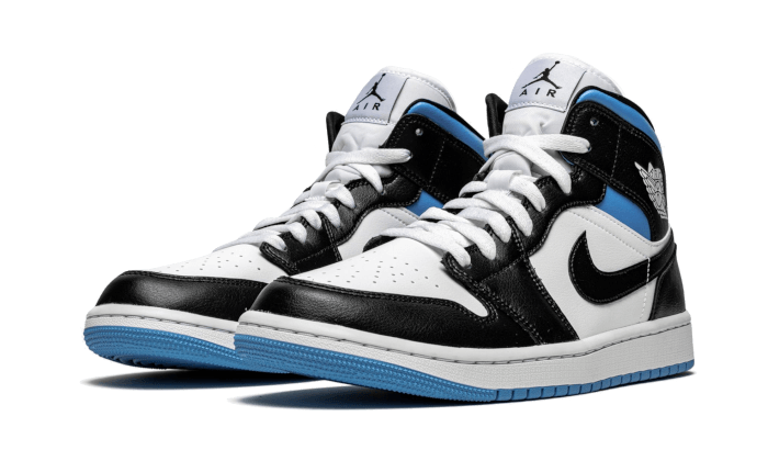 Air Jordan 1 Mid University Black White - BQ6472-102 | Addict Sneakers