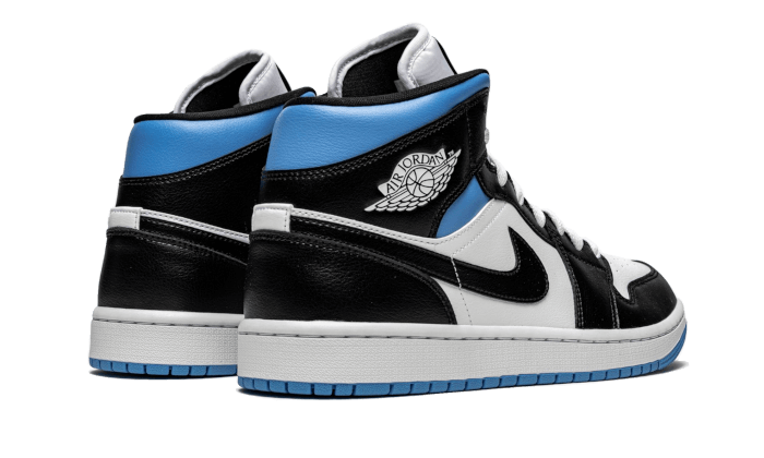 Air Jordan 1 Mid University Black White - BQ6472-102 | Addict Sneakers