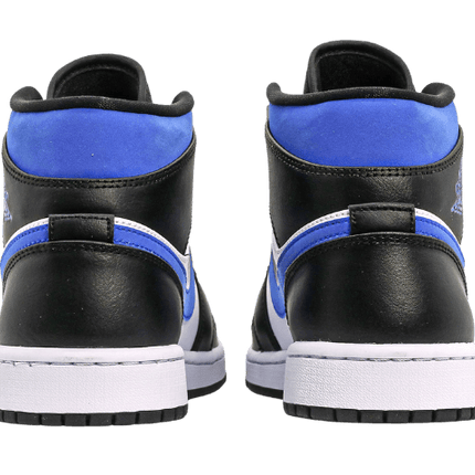 Air Jordan 1 Mid White Black Racer Blue - 554725-084 | Addict Sneakers