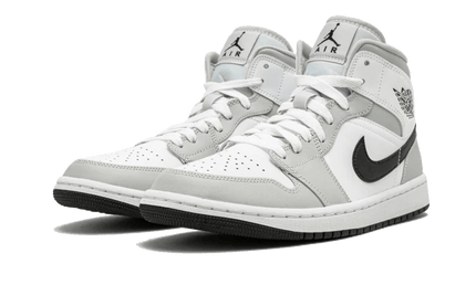 Air Jordan 1 Mid White Light Smoke Grey - BQ6472-015 | Addict Sneakers