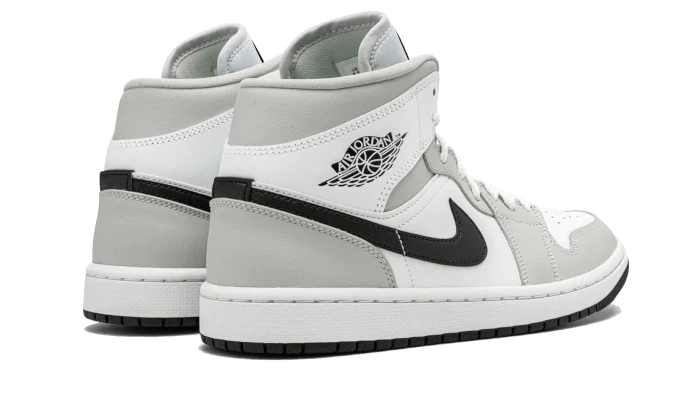 Air Jordan 1 Mid White Light Smoke Grey - BQ6472-015 | Addict Sneakers