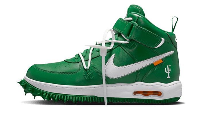 Nike Off White Air Force 1 Mid Sp Pine Green