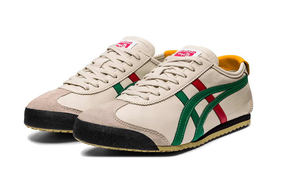 Onitsuka Tiger Mexico 66 Birch Green Red Yellow