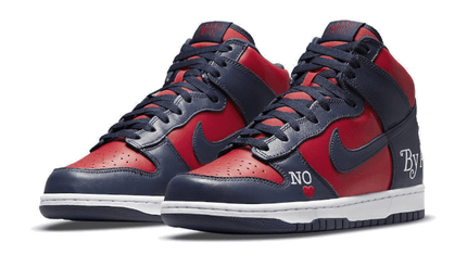 Nike Sb Dunk High Supreme By Any Means Navy