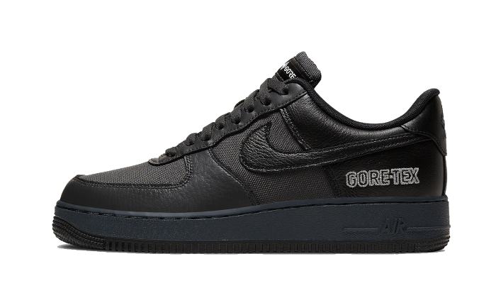 Nike Air Force 1 Low Gore Tex Schwarz Suchtige Turnschuhe Addict Sneakers
