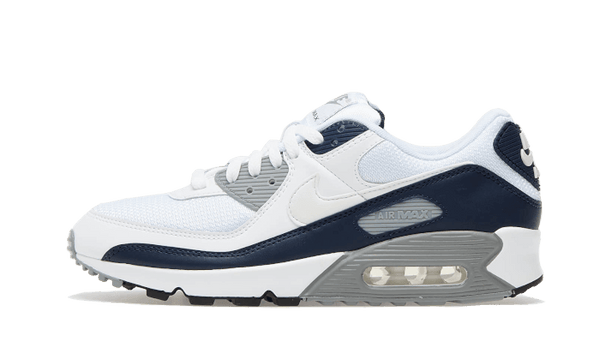 nike air max 90 navy and white