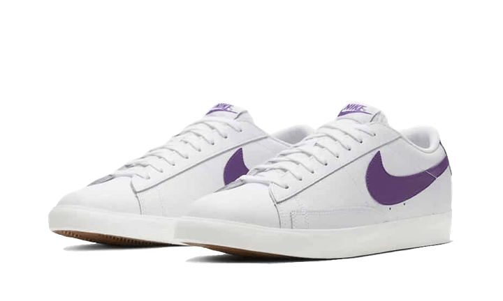 Nike Blazer Low Leather White Purple