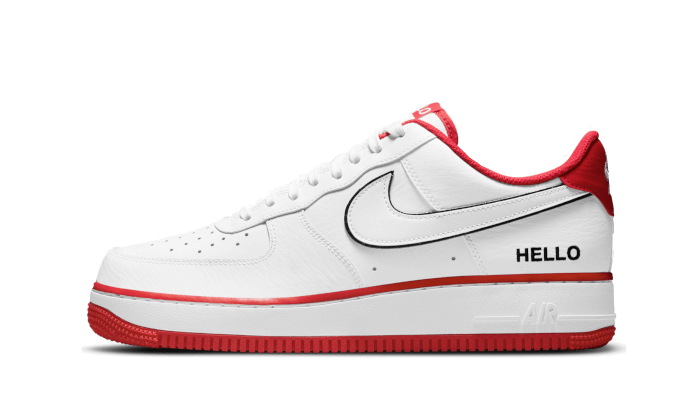 Nike Air Force 1 Low 07 Lx Hello White University Red