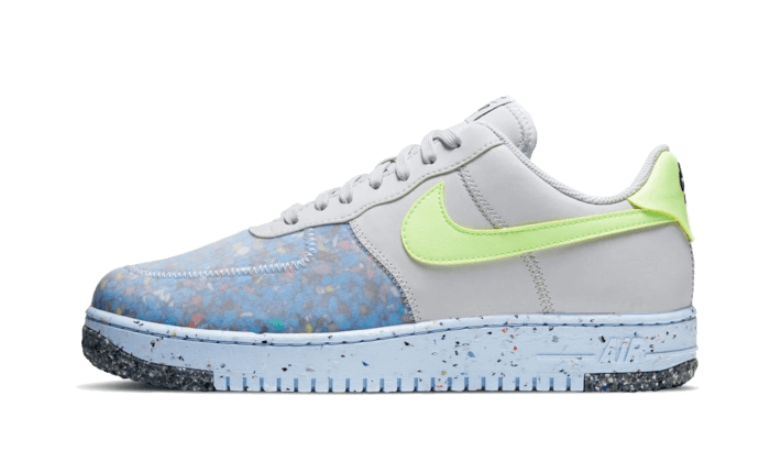Nike Air Force 1 Low Crater Pure Platinum Barely Volt