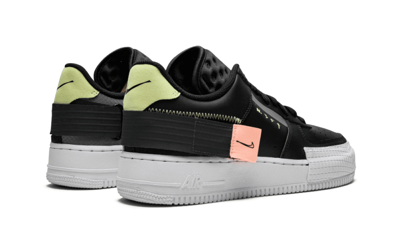 Air force 1 drop type shop black/white