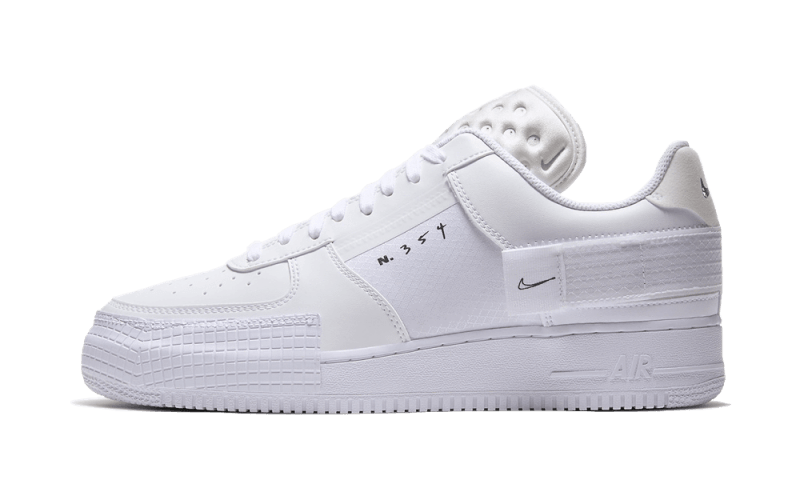 Triple White Nike Air Force Low Nike Air Force Low Drop Type Triple White Addict Sneakers