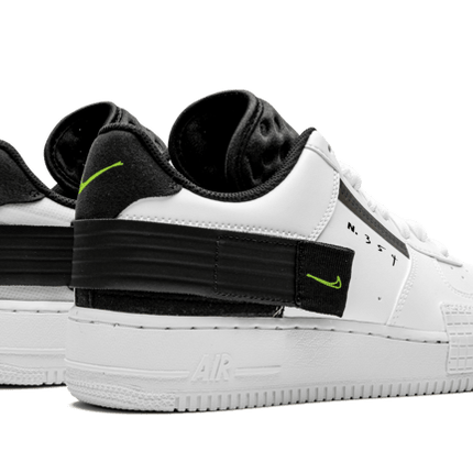 Nike Air Force 1 Low Drop Type Weiß Schwarz Volt 