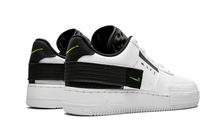 Nike Air Force 1 Low Drop Type Weiß Schwarz Volt 