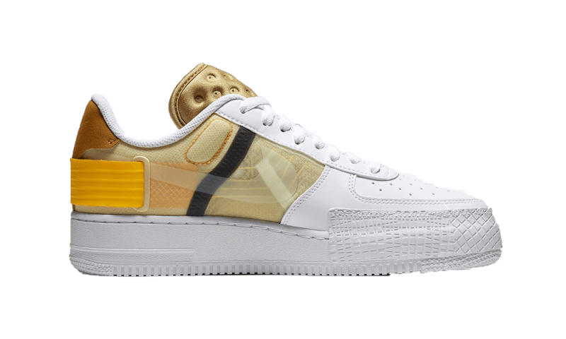 Nike Air Force 1 Low Drop Type White Gold Yellow