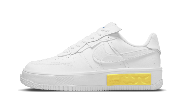 Nike Air Force Low Fontanka White Yellow Addict Sneakers