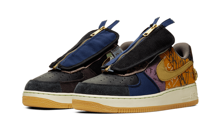 Nike Air Force 1 Low Fossil Travis Scott | Addict Sneakers
