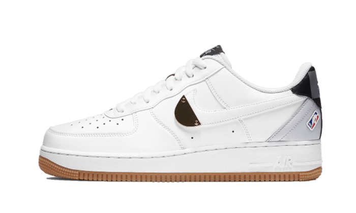 Nike Air Force Low Nba White Gray Gum Addict Sneakers